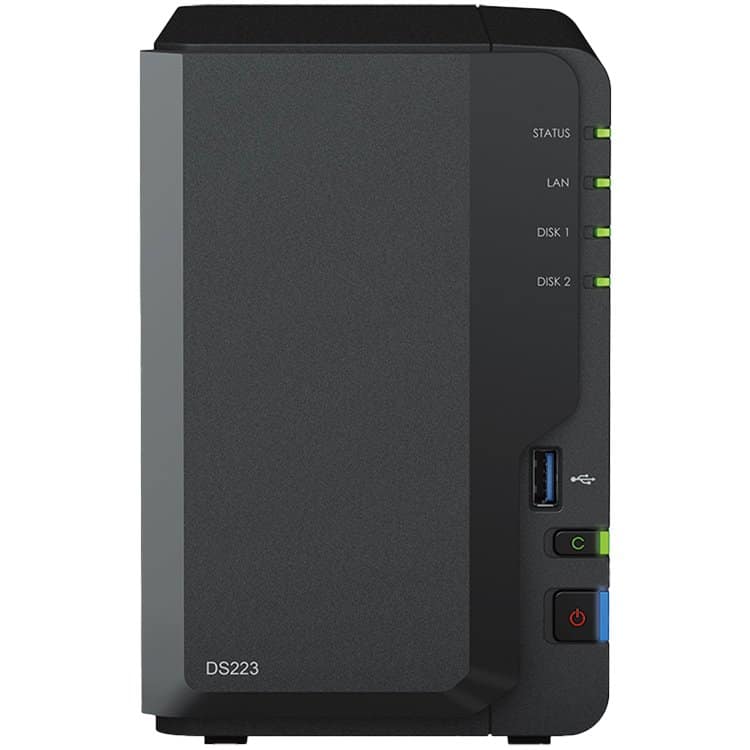 DiskStation DS223, 2 ležišta