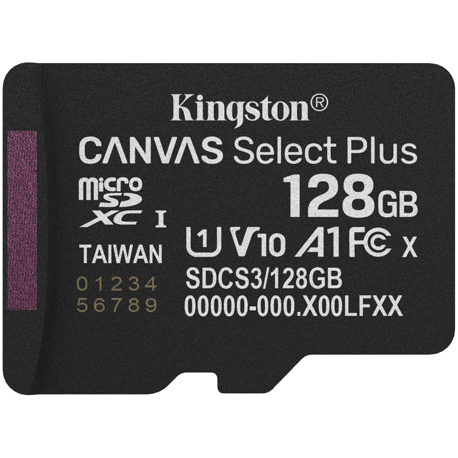 128GB micSDXC Canvas Select Plus Gen3 150R A1 Single Pack w/o ADP