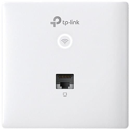 Omada AC1200 wireless MU-MIMO Gigabit wall-plate Access Point, 1 Gigabit downlink port, 1 gigabit uplink port, 802.3af/at PoE in, wall plate mounting, support standalone mode and controlled by Omada SDN controller (Software/hardware/Cloud).