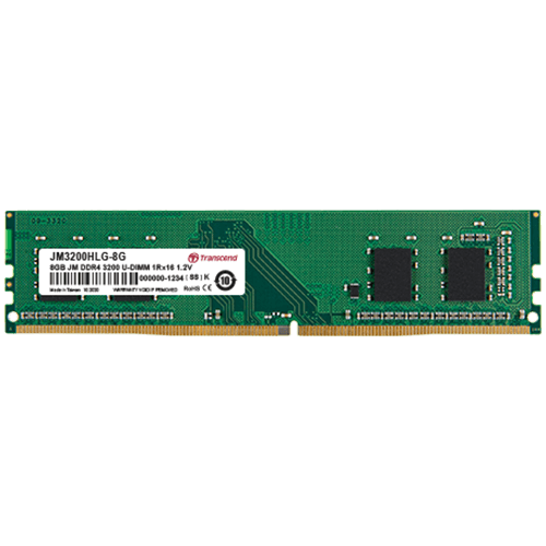 Transcend  16GB JM DDR4 3200 U-DIMM 1Rx8 2Gx8 CL22 1.2V