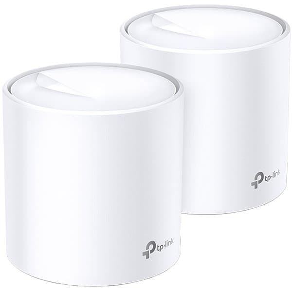 AX5400 Whole Home Mesh Wi-Fi System, Wi-Fi 6, 2402Mbps (4 streams) at 5GHz and 574Mbps (2 streams) at 2.4GHz, 2 Gigabit ports of each unit, support OFDMA, MU-MIMO, 802.11k/v/r seamless roaming, support WPA3, HomecareTM system, easy setup and manageme