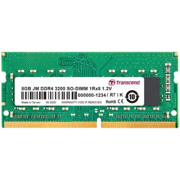 Transcend 8GB DDR4 3200MHz Unbuffered SODIMM JetRam 1Gx8