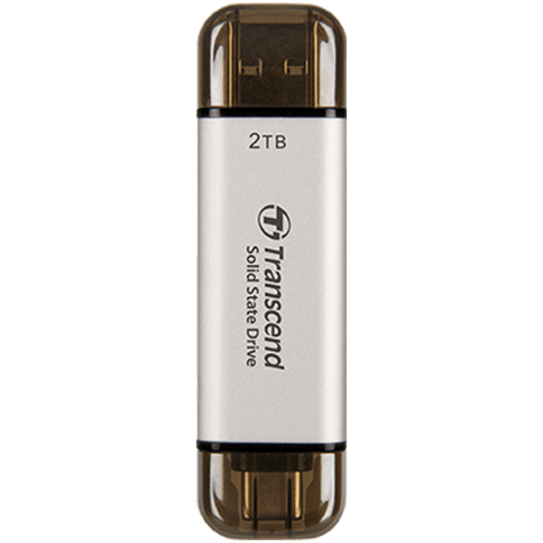 Transcend 2TB, External SSD, ESD310S, USB 10Gbps, Type C/A