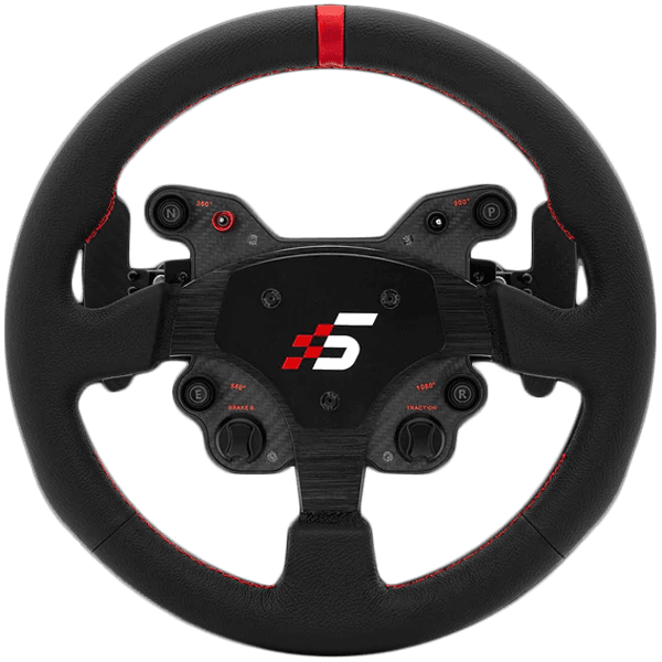 SIMAGIC GT1 Round Steering Wheel, Shifter Paddles, Leather, QR70 Included. S209
