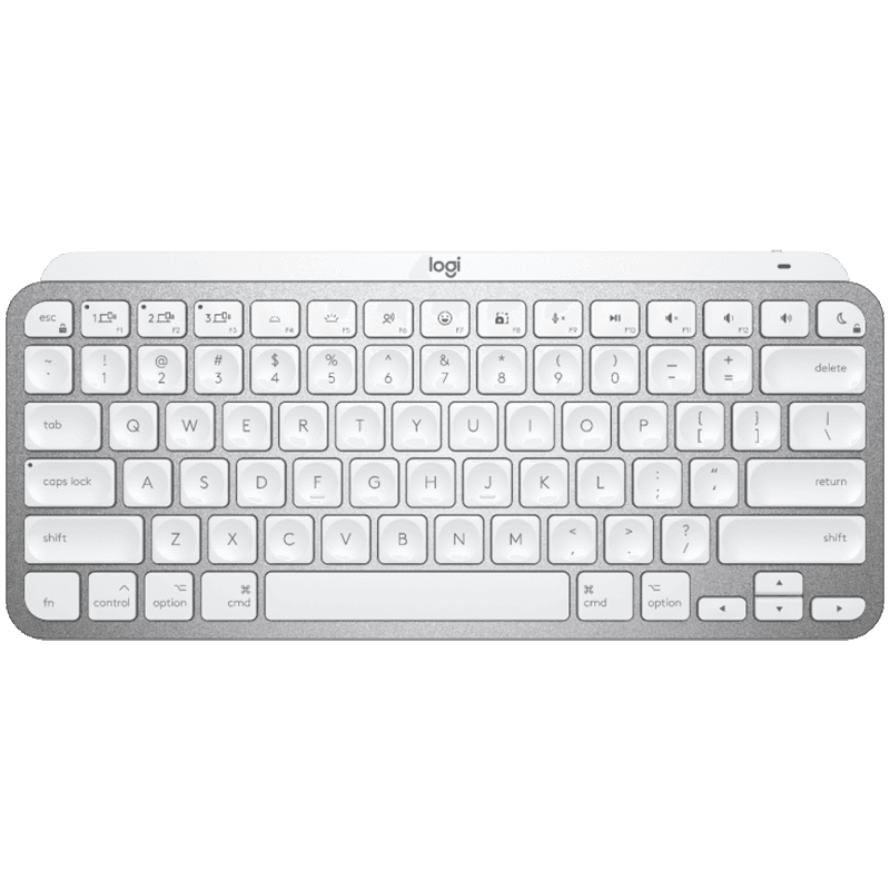 LOGITECH MX Keys Mini For Mac Minimalist Wireless Illuminated Keyboard - PALE GREY - Croatian layout