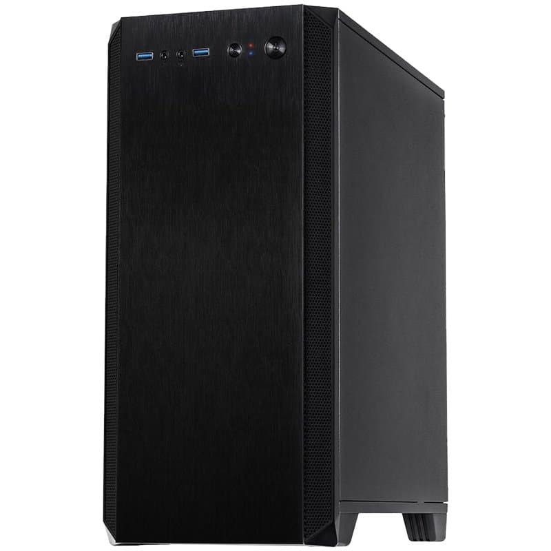Chassis INTER-TECH H-606 Sound insulated Micro Tower, mATX, 2x USB 3.0, Mic & Headphone jack, 2x 3.5” & 5x 2.5” internal, Dimensions (h/w/d) 405 x 190 x 390mm, ATX PSU, mATX MBO, Black
