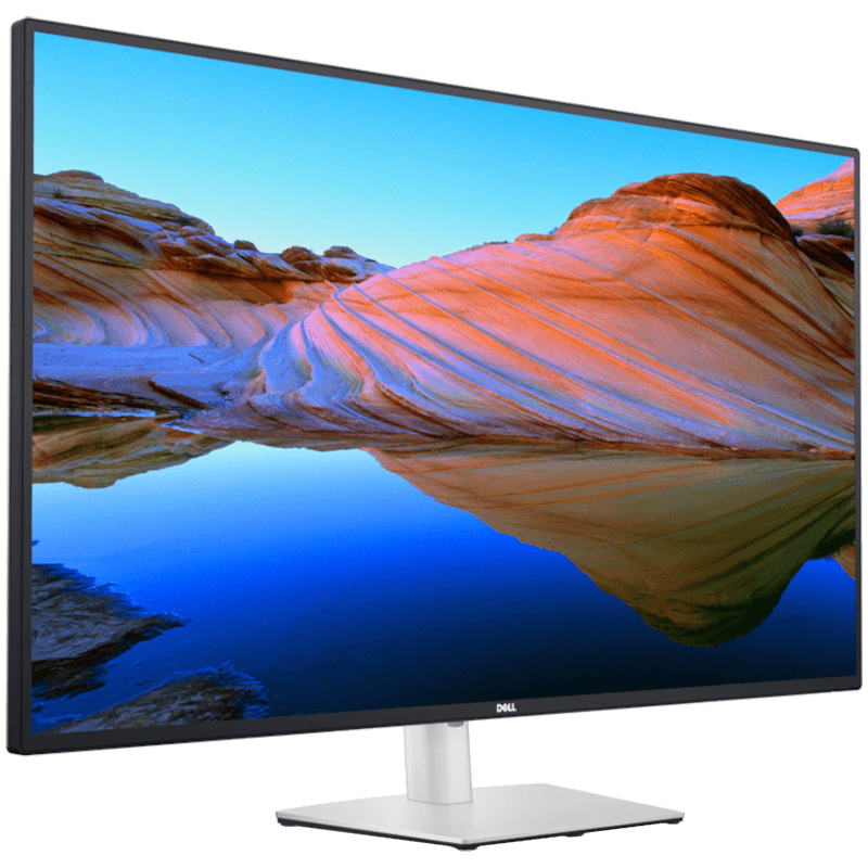 Monitor DELL UltraSharp U4323QE 42.5", 3840x2160, 4K UHD, IPS Antiglare, 16:9, 1000:1, 350 cd/m2, 8ms/5ms, 178/178, 2xDP, 2xHDMI, 5xUSB-C (1xDP/PD), 4xUSB 3.2, RJ-45, Audio line out, 2x 8W Speakers, Tilt, Swivel, Height Adjust, 3Y