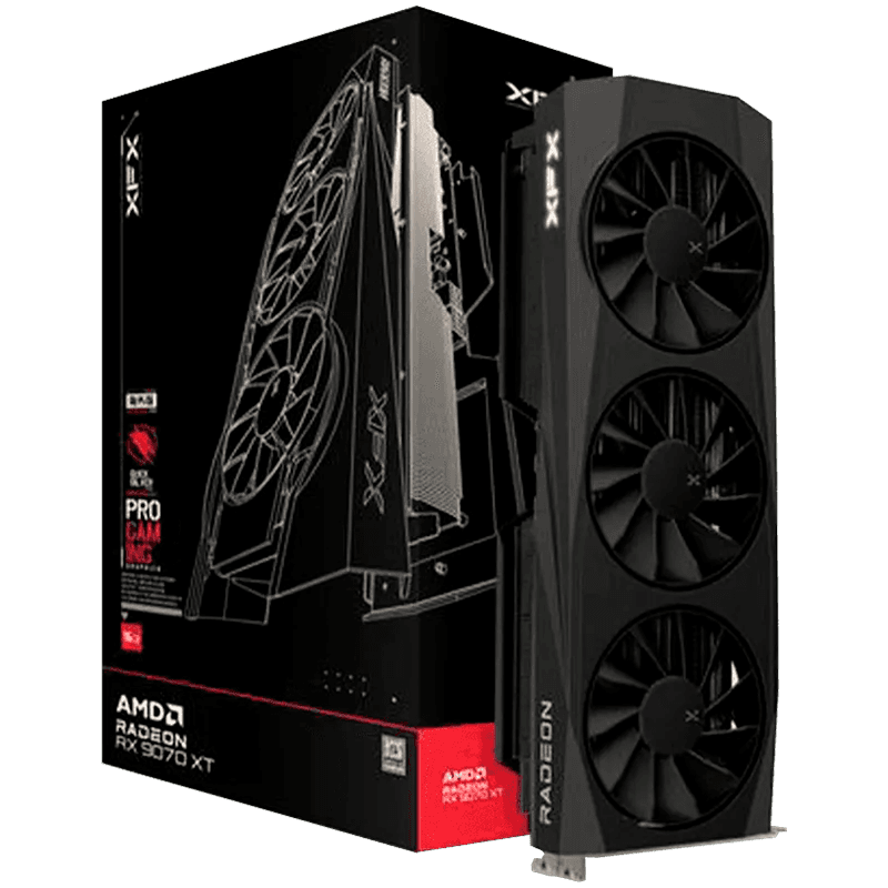 XFX Quicksilver AMD Radeon RX 9070XT 16GB GDDR6 256-bit HDMI 3xDP