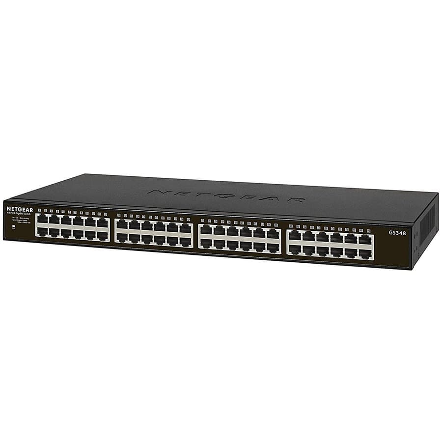 48PT GIGE UNMANAGED RACKMOUNT SWCH