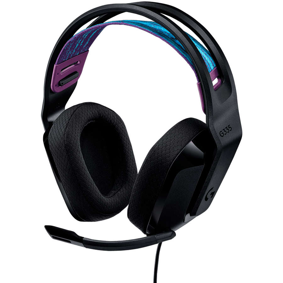 LOGITECH G335 Wired Gaming Headset - BLACK - 3.5 MM