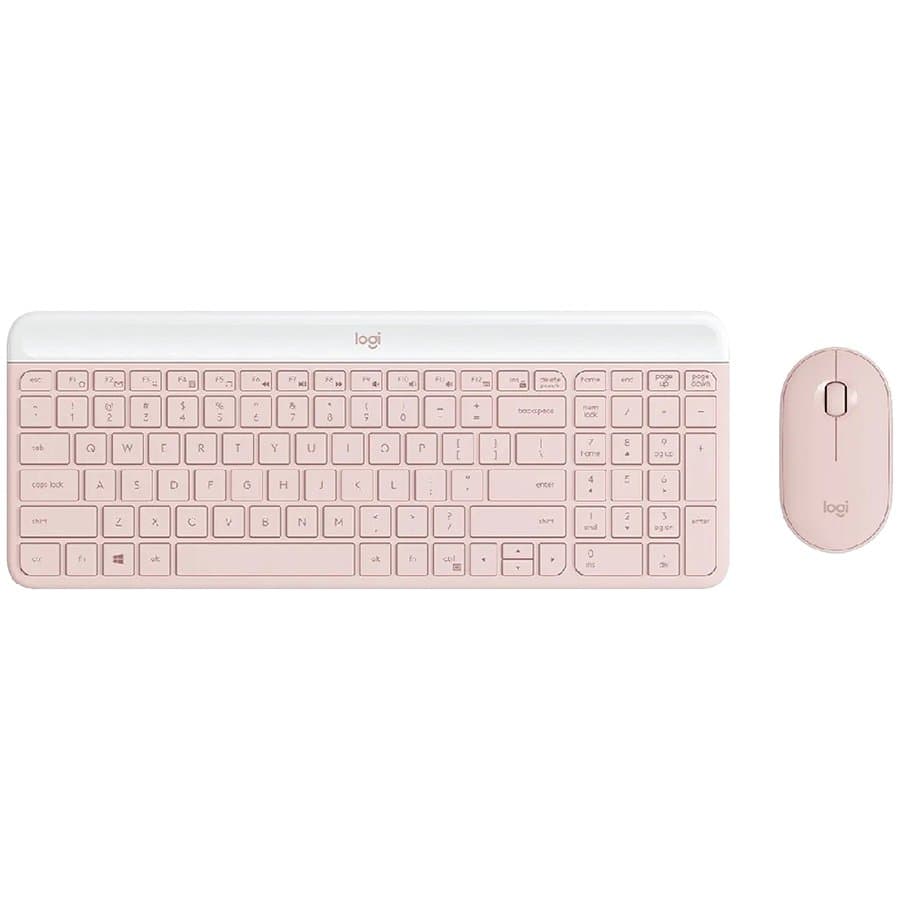 LOGITECH MK470 Slim Combo - ROSE - 2.4GHZ - Croatian layout