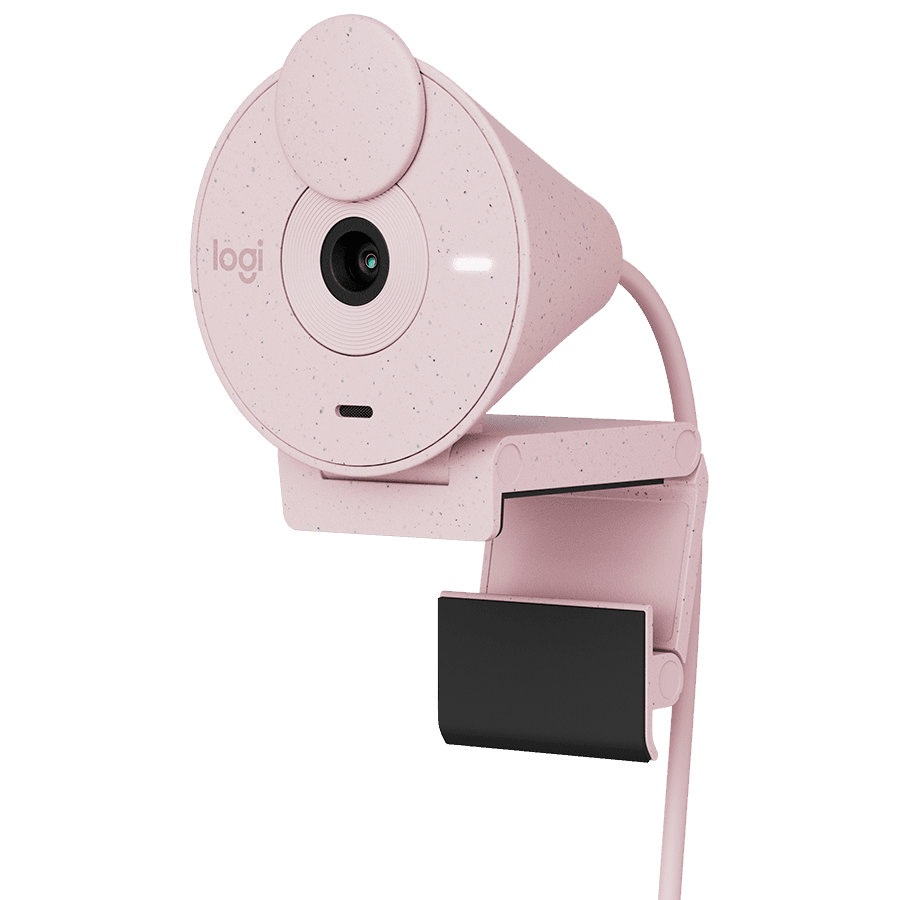 LOGITECH Brio 300 Full HD webcam - ROSE - USB