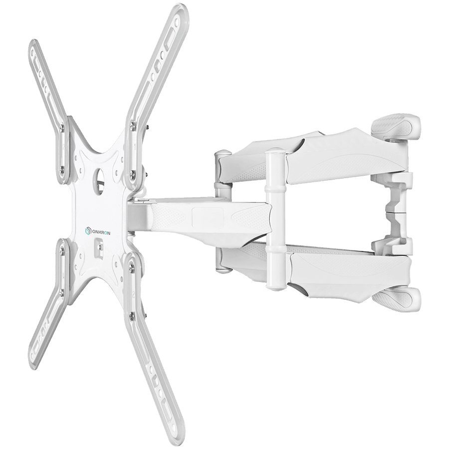 ONKRON Monitor desk mount for 37” – 70 Inch LCD LED OLED Screens, White