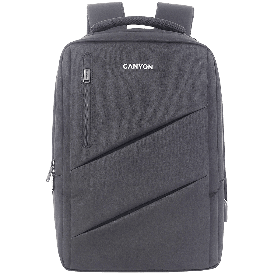 CANYON backpack BPE-5 Urban USB 15.6'' Grey