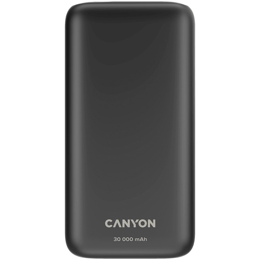 CANYON power bank PB-301 LED 30000 mAh PD 20W QC 3.0 Crni