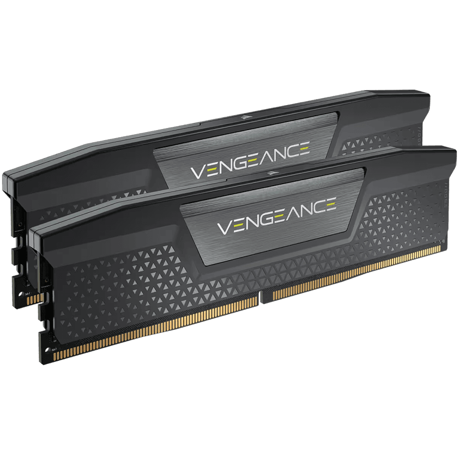 CORSAIR DDR5, 5600MT/s 96GB 2x48GB DIMM, 40-40-40-77, XMP 3.0, VENGEANCE DDR5 Black Heatspreader, 1.25V