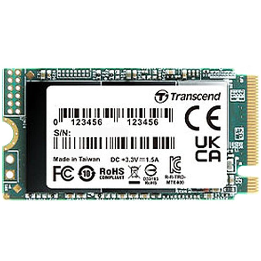Transcend 512GB, M.2 2242,PCIe Gen3x4, NVMe, 3D TLC, DRAM-less