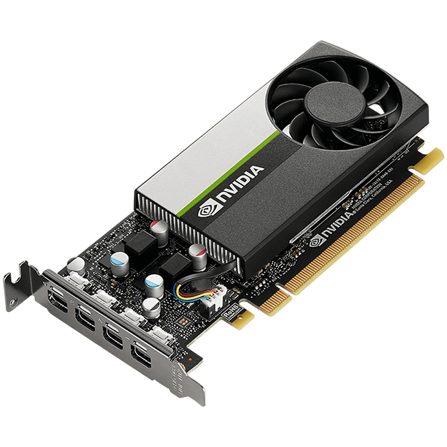 PNY NVIDIA T1000 8GB LowProfile, PCI-Express 3.0 x16, LP, 8 GB GDDR6 128-bit, 4x Mini DP 1.4, 1x LP bracket