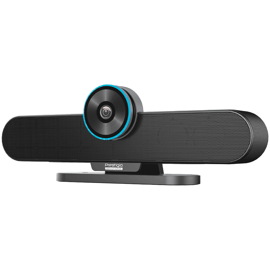 Prestigio Solutions Video Conferencing Collaboration Bar Gamma: 4K UHD, 8.5MP, 6 mic, 6m (Range), 2 x 5W, Connection via USB Type-B