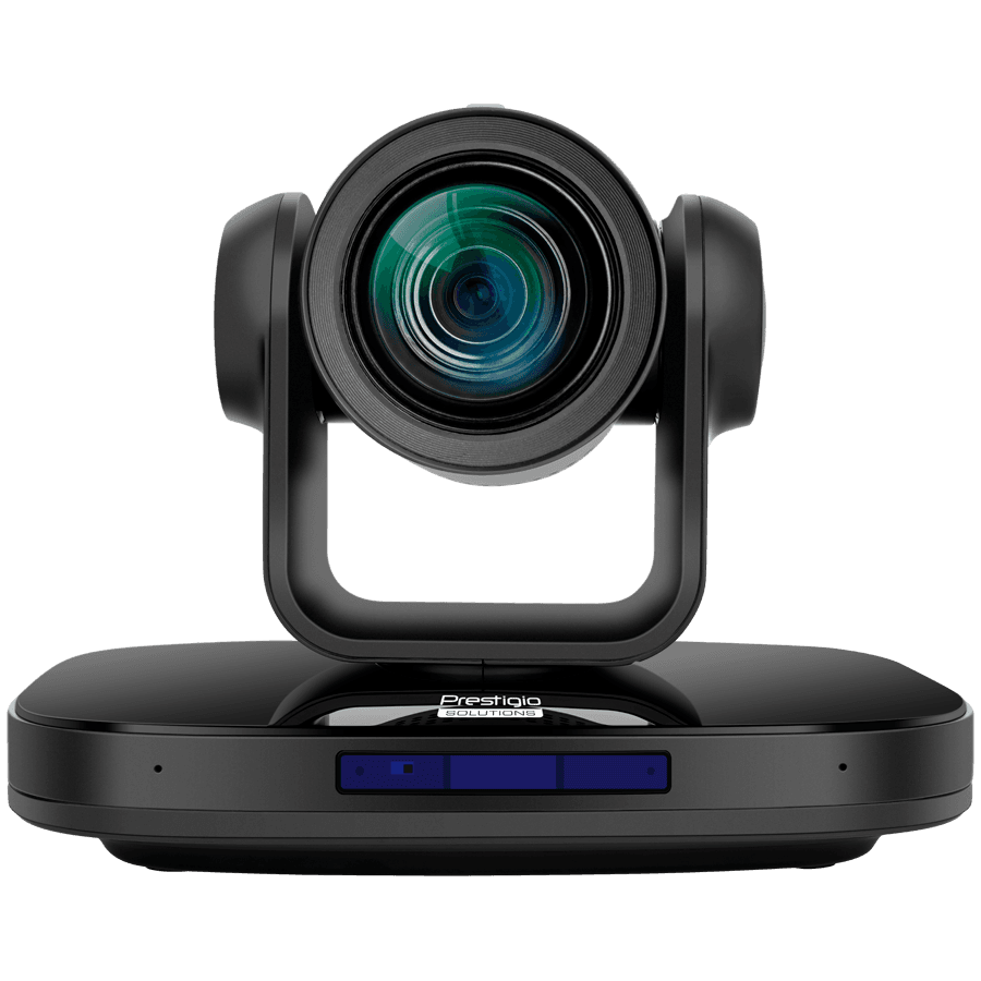 Prestigio Solutions Video Conferencing 4K PTZ Camera Alpha: 4K UHD, 8.4MP, PTZ, AI, No mic, PoE, Connection via HDMI 2.0, USB 3.0, RJ45 or 3G-SDI