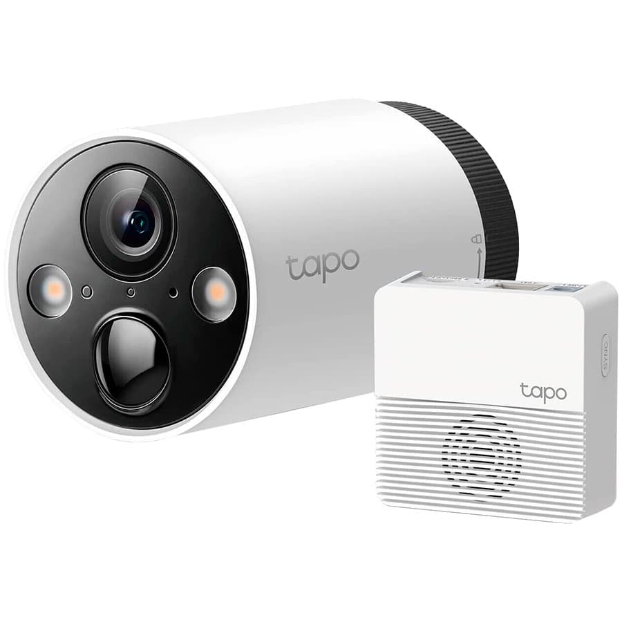 TP Link Tapo C420 Camera + Tapo H200 Hub, Resolution 2K QHD, 113° Viewing Angle, Night vision, Net. Protocol:TCP/IP, ICMP, DNS, HTTPS, TCP, UDP, Wi-Fi IEEE 802.11b/g/n, 2.4 GHz, WPA/WPA2-PSK, microSD card slot up to 256GB on Hub