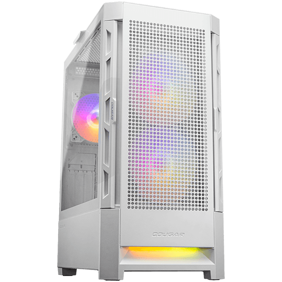 COUGAR DUOFACE RGB PC Case, Mid Tower, White