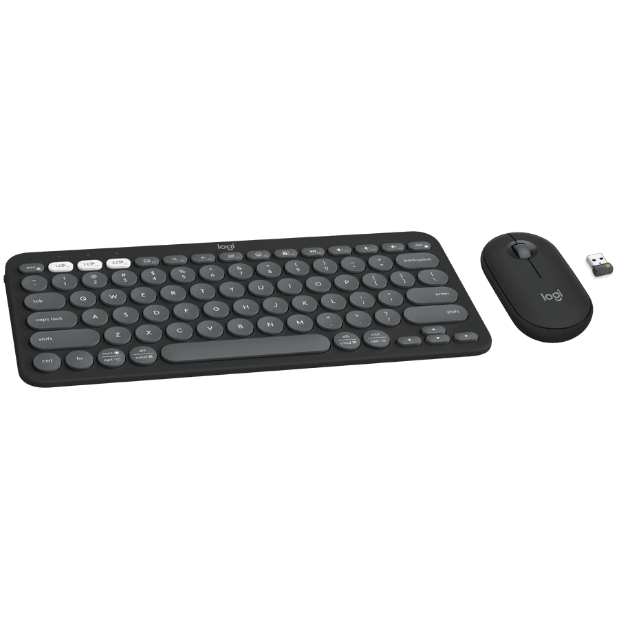 LOGITECH Pebble 2 Bluetooth Keyboard Combo - TONAL GRAPHITE - Croatian layout