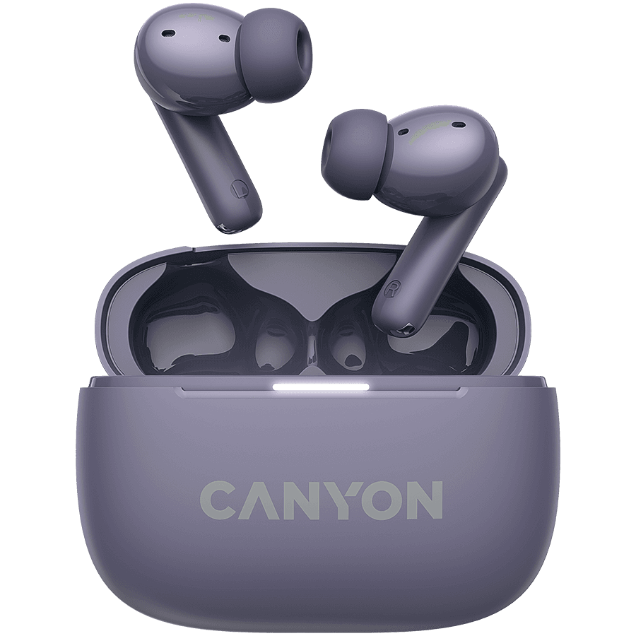 CANYON headset OnGo TWS-10 ANC+ENC Purple
