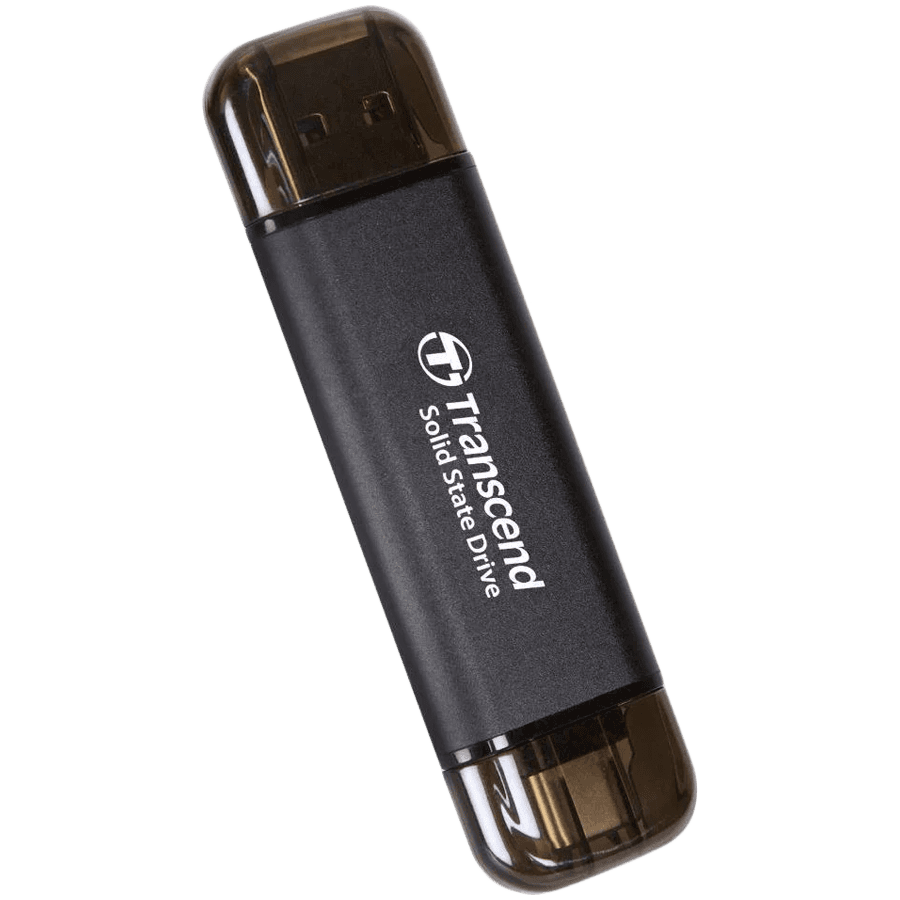 Transcend 512GB External SSD USB 10Gbps Type C/A Read 1050 Write 950