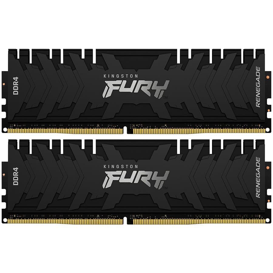 Kingston 32GB 3600MT/s DDR4 CL16 DIMM (Kit of 2) 1Gx8 FURY Renegade Black