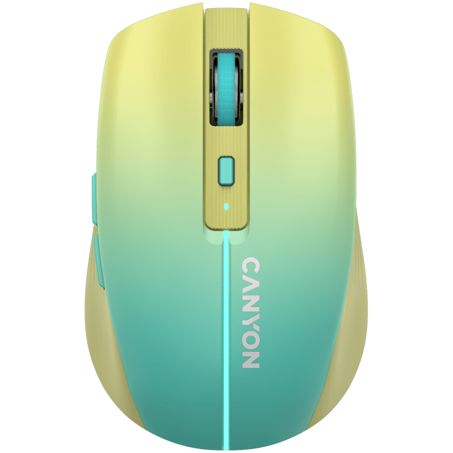 CANYON mouse MW-44  Wireless Charge Yellow Blue