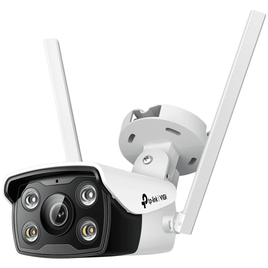4MP Outdoor Full-Color Wi-Fi Bullet Network CameraSPEC:2.4G 150Mbps, 2*2 MIMO, H.265+/H.265/H.264+/H.264, 1/3"" Progressive Scan CMOS, Color/0.04 Lux@F1.6, 0 Lux with IR/White Light, 25fps/30fps ( 2560x1440,2304x1296, 2048x1280, 1920x1080), 12V DC