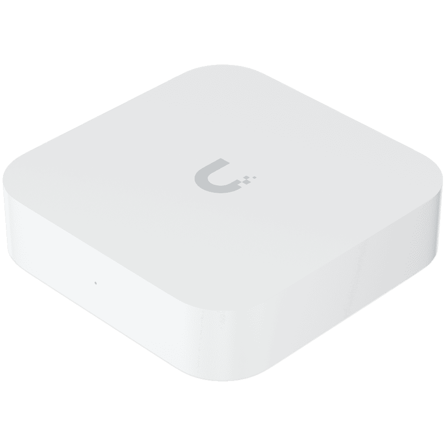 UBIQUITI Gateway Lite; Up to 10x routing performance increase over USG; Managed with a CloudKey, Official UniFi Hosting, or UniFi Network Server; (1) GbE WAN port; (1) GbE LAN port; Compact footprint; USB-C powered (adapter included); Managed with UniFi Network 8.0.7 and later.