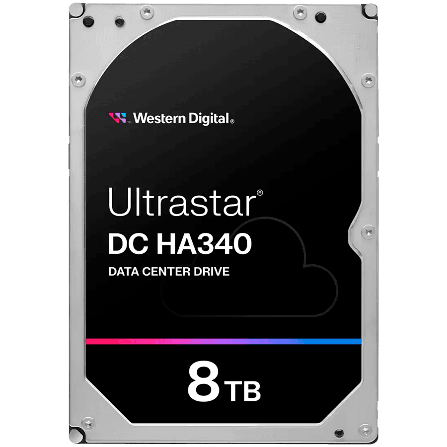 HDD Server WD Ultrastar DC HA340 8TB 512e SE, 3.5’’, 256MB, 7200 RPM, SATA, SKU: 0B47078