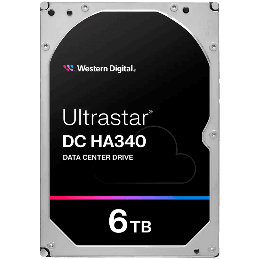 HDD Server WD Ultrastar DC HA340 6TB 512e SE, 3.5’’, 256MB, 7200 RPM, SATA, SKU: 0B47077