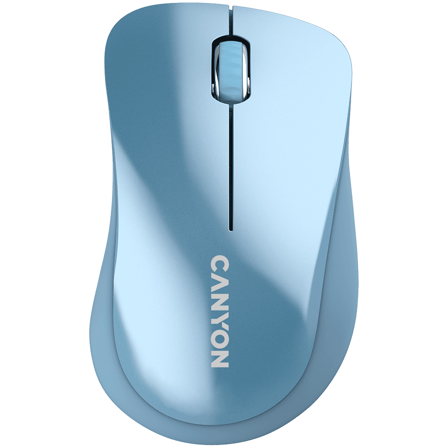CANYON MW-11, 2.4 GHz Wireless mouse ,with 3 buttons, DPI 1200, Battery:AAA*2pcs ,Blue67*109*38mm 0.063kg