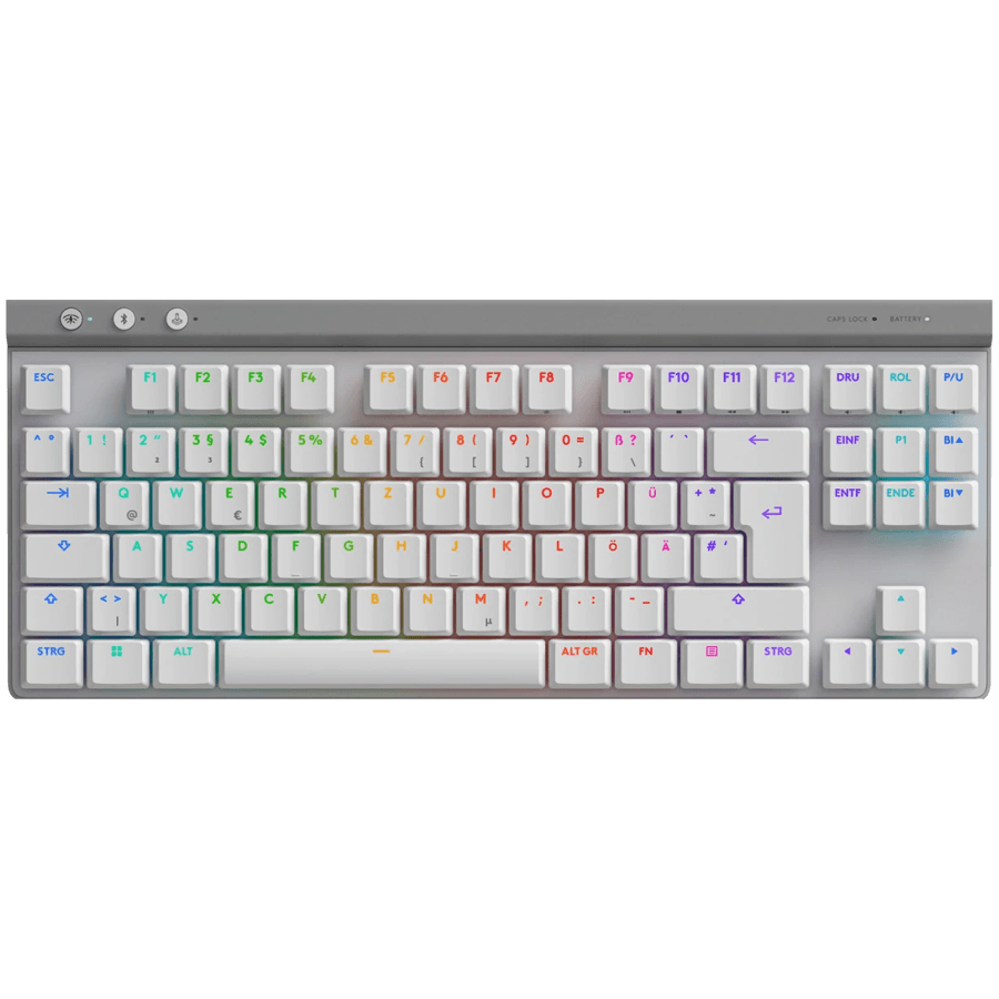 LOGITECH G515 LIGHTSPEED TKL - WHITE - US INT'L - 2.4GHZ/BT- EMEA28i-935 - TACTILE