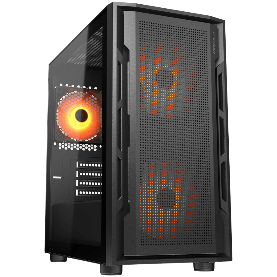 COUGAR UNIFACE MINI RGB, PC Case, Mini Tower, Black
