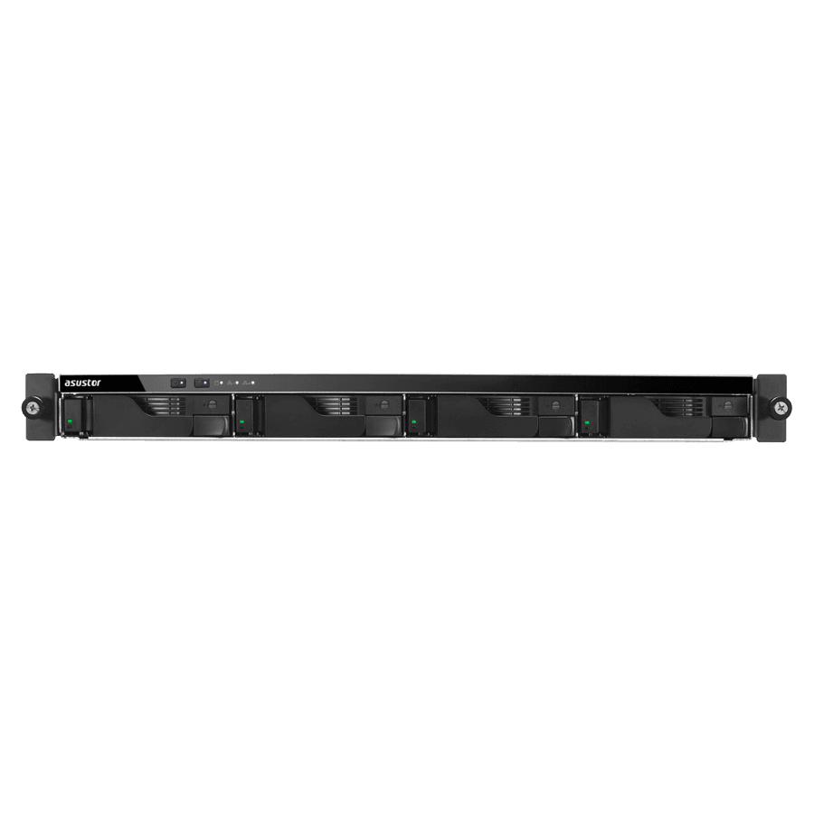 ASUSTOR NAS AS6504RD/RAIL KIT Lockerstor4RD 4x 3.5" - 2x 1Gbe + 2x 2.5Gbe Atom QuadCore C3538 2.1GHz 8GB dual PSU rackmount