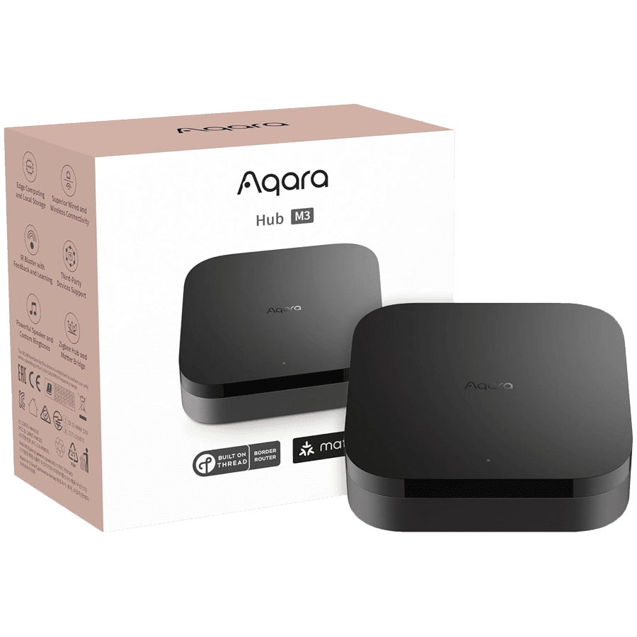 Aqara Hub M3: Model No: HM2-G01D; SKU No: AG042GLB02
