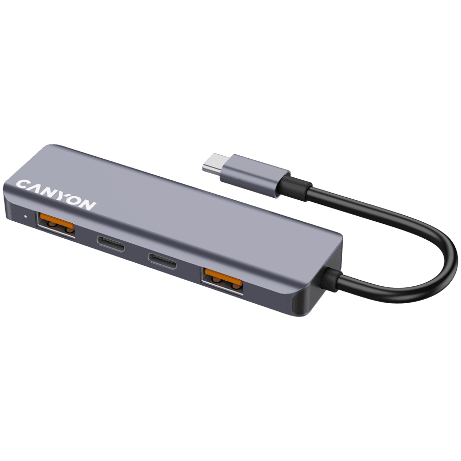 CANYON hub DS-18 5in1 USB-C Grey