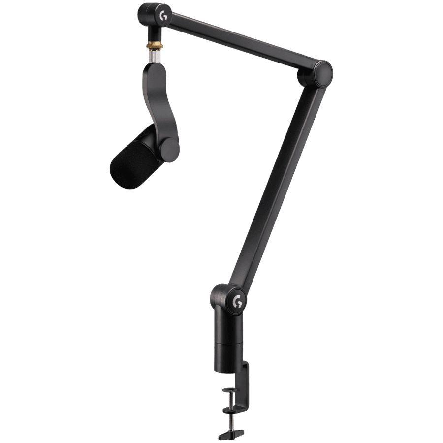 LOGITECH G Yeticaster GX Dynamic RGB Gaming Mic with LIGHTSYNC and Premium Desktop Microphone Boom Arm - BLACK - USB - N/A - WWi-9006 - EMEA