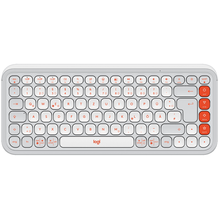LOGITECH POP ICON KEYS - OFF WHITE - BT - Croatian layout