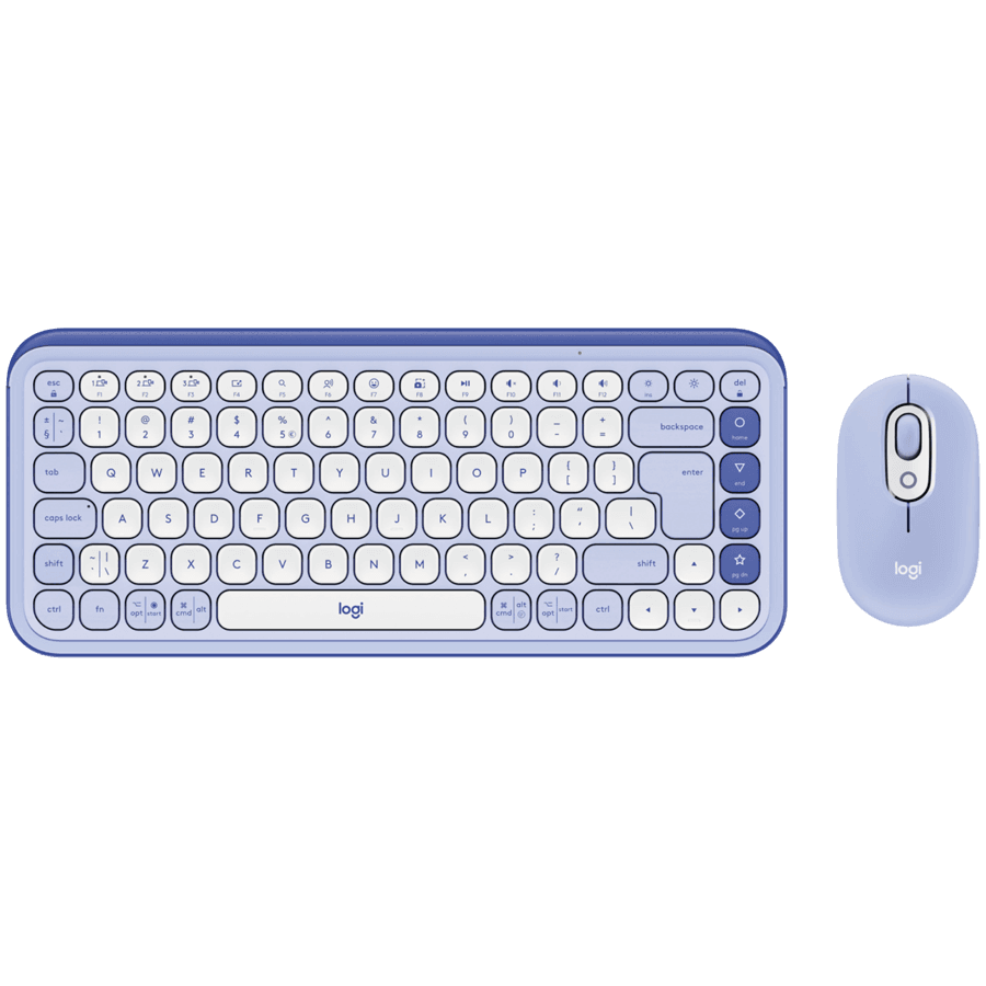 LOGITECH POP ICON COMBO - LILAC - BT - Croatian layout