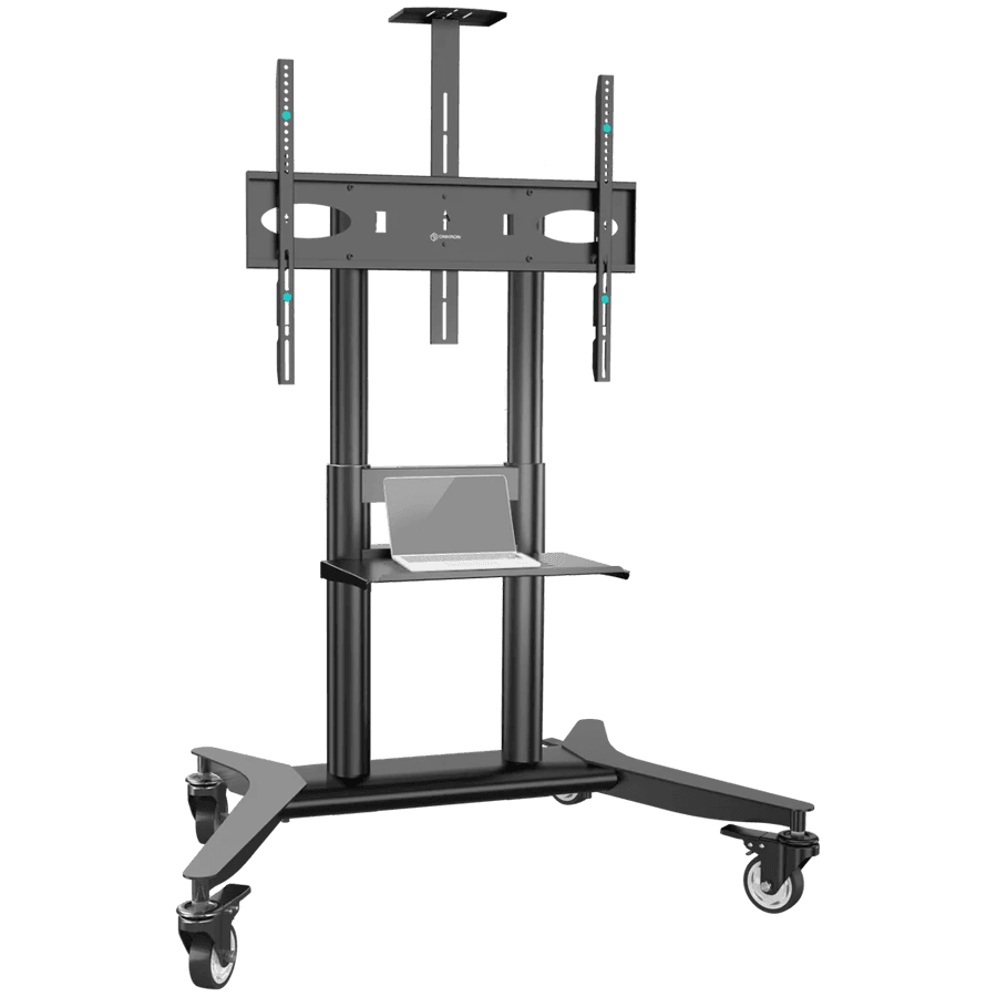 ONKRON Mobile TV stand for 55"-90" up to 75 kg, black