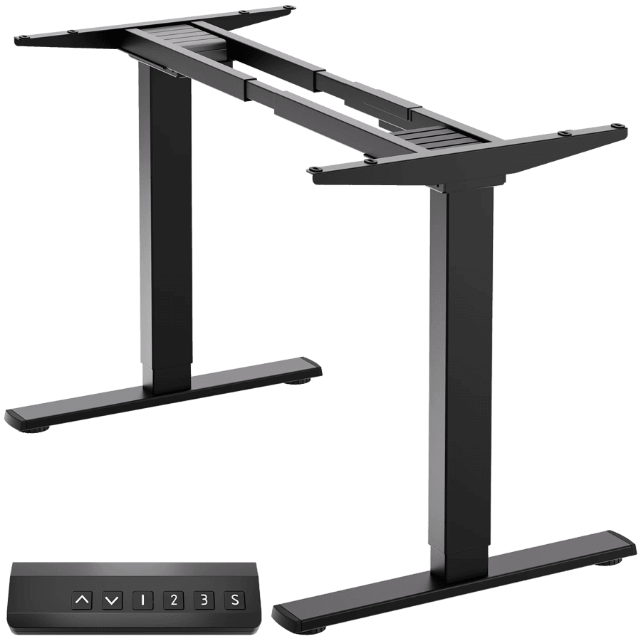ONKRON Motorized Under Desk with Height Adjustment up to 100 kg, Black