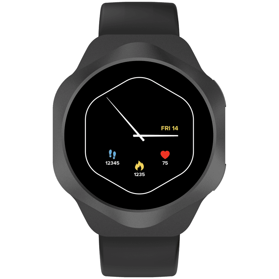 CANYON Smart Watch Hexagon 88 BT-CALL Black