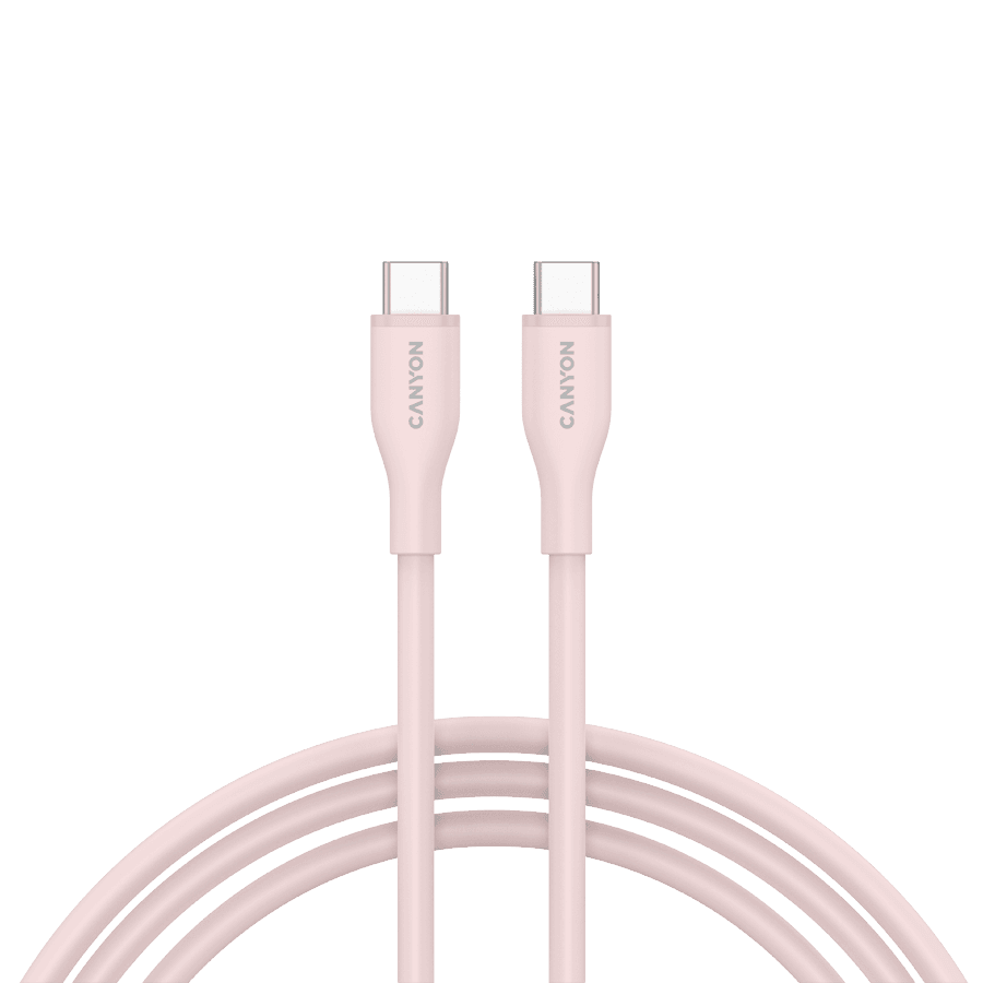CANYON cable CC60SC10 C-C 60W 1m Silicon Pink Sand