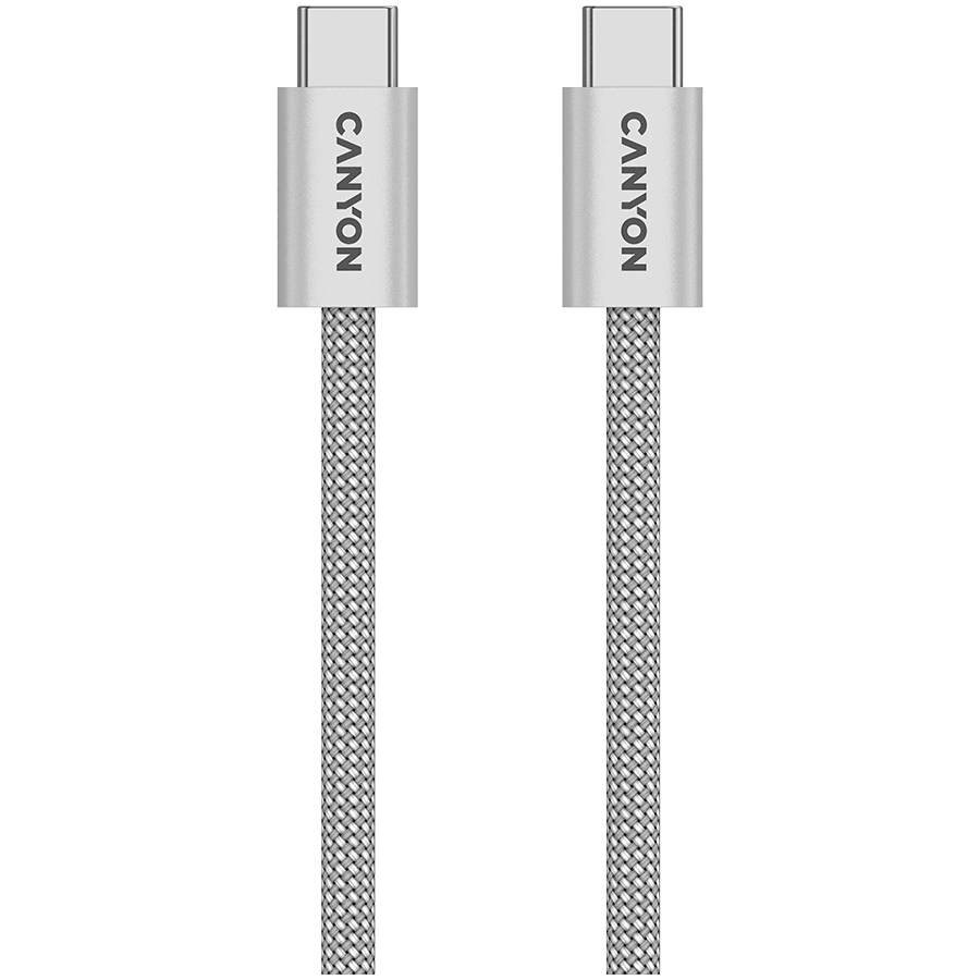 CANYON cable OnWire 60MG C-C 60W Magnet Braided 1m Light Grey