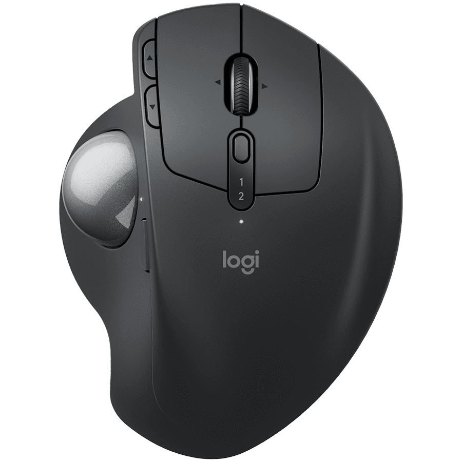 LOGITECH MX Ergo S Advanced Wireless Trackball - GRAPHITE - 2.4GHZ/BT - EMEA28-935 - EMEA